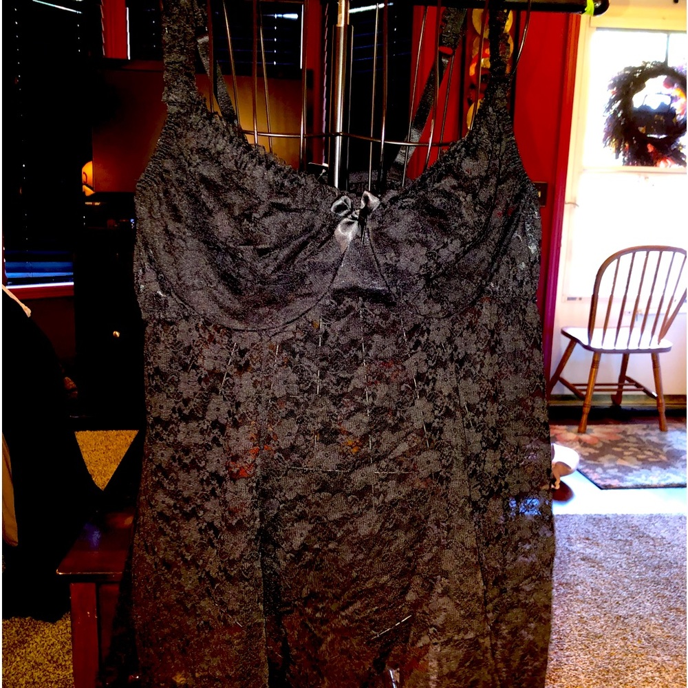 Torrid Black Lace Babydoll